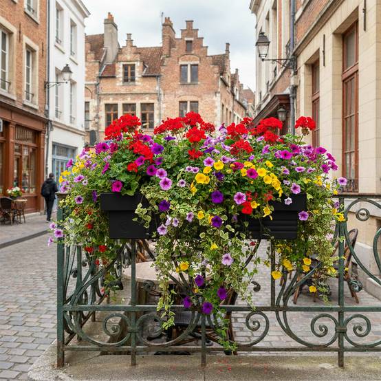 Jardinière design effet pierre 70l avec réserve d'eau-plast'up rotomoulage - Imagen 4