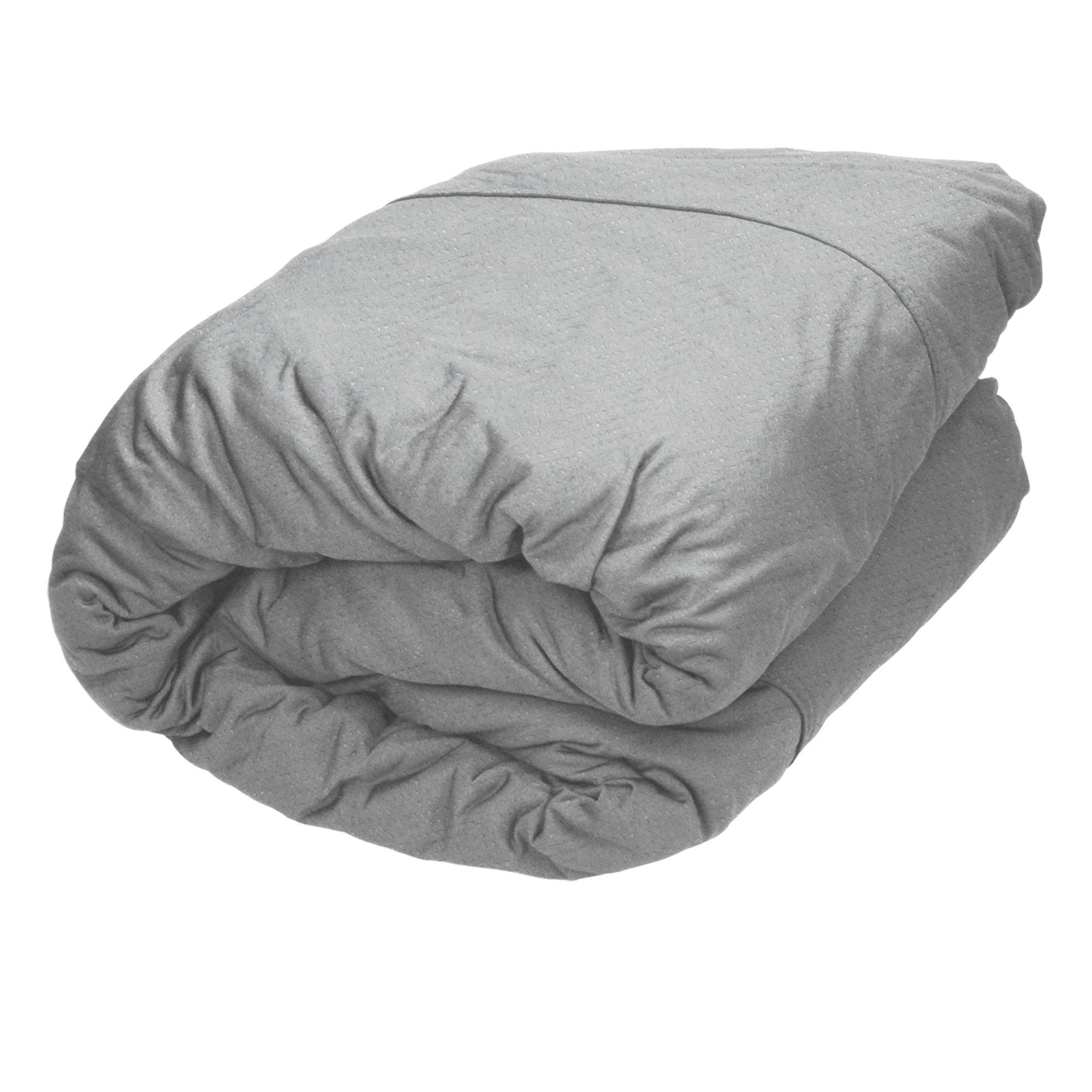 Ecd-Germany - Bâche Protection Voiture Combi Taille M 405x155x125 cm, Gris, Tissu non-tissé à 3 Couches 110g/m² - Image 3