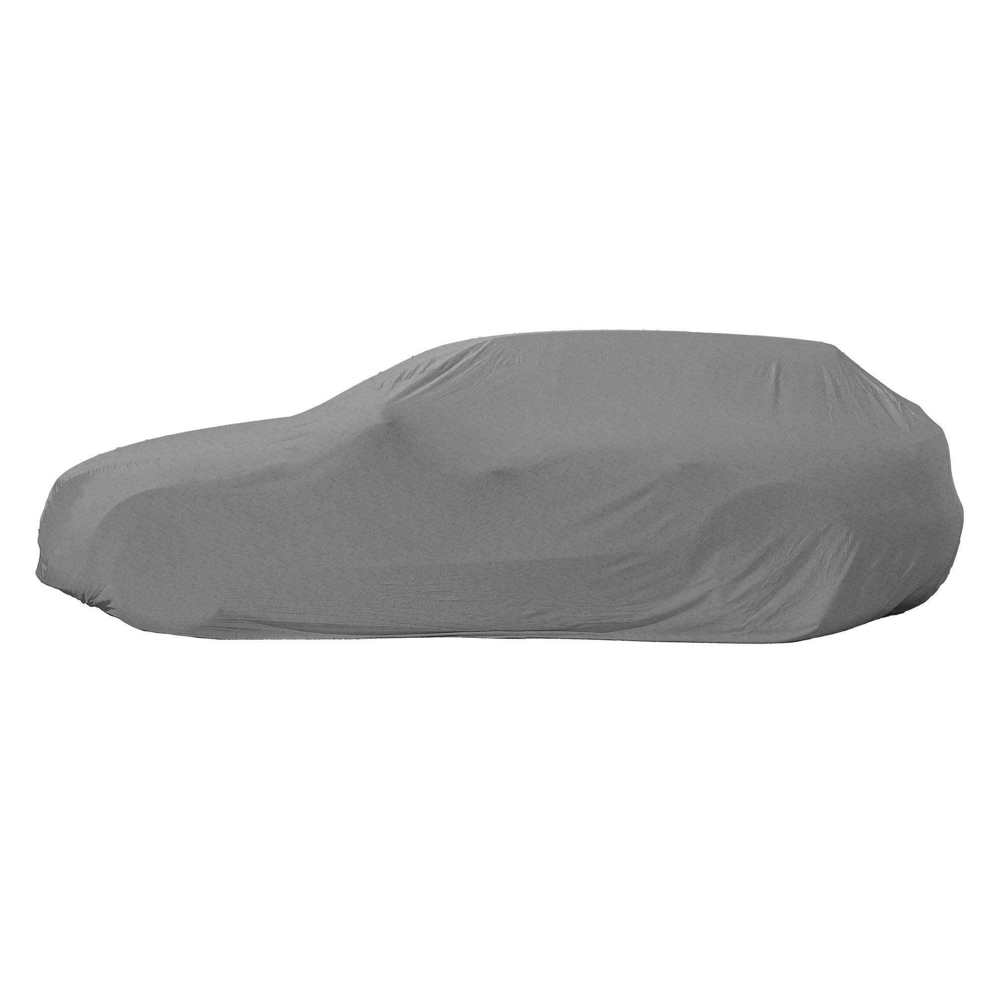 Ecd-Germany - Bâche Protection Voiture Combi Taille M 405x155x125 cm, Gris, Tissu non-tissé à 3 Couches 110g/m² - Image 1