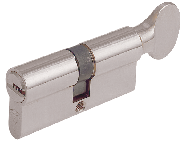 Cylindre européen à bouton Mul-T-Lock 262S+ - 31 x 31BT - 3 clés - Barre de renfort - 3131B262CBR