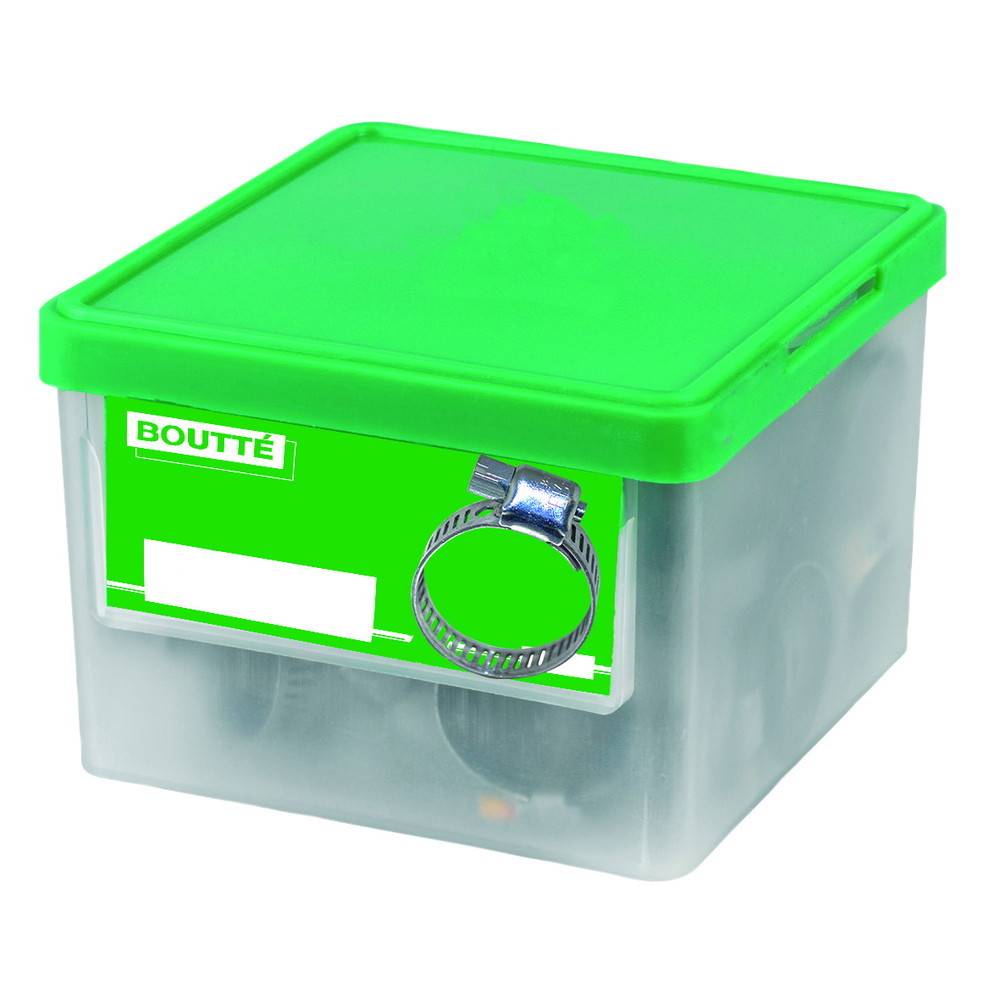 Boutte - Boîte de 25 colliers bande ajourée acier de serrage, l. 13mm, Ø 14/22, tuyau Ø15 Boutté