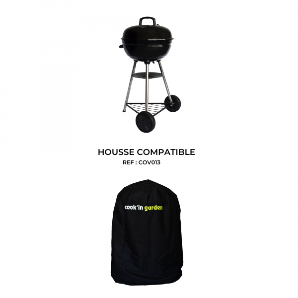 Cook in Garden - Barbecue à charbon avec couvercle Ø 44,5 cm pour 6 personnes SMOK 50 Cook’in Garden - Image 7