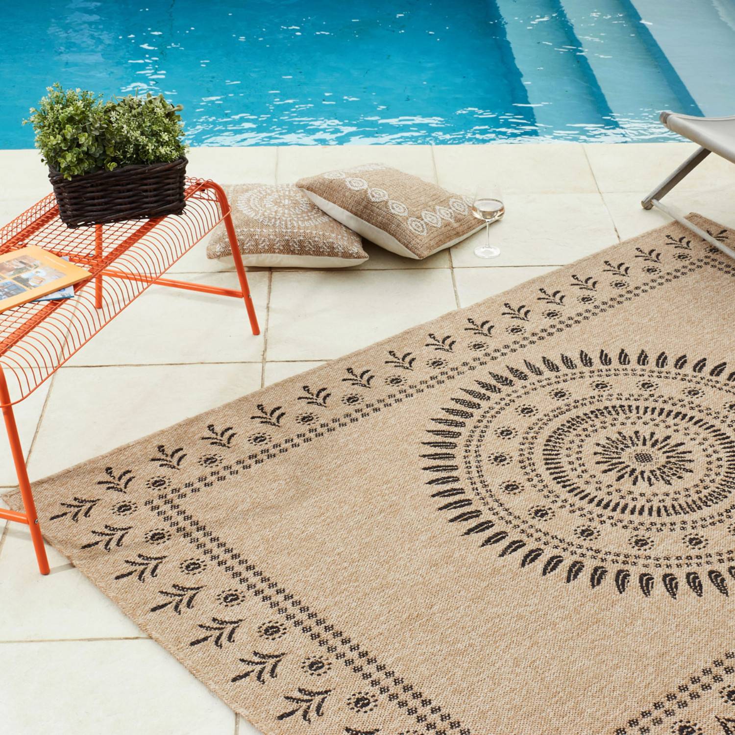 Autre - Tapis intérieur et extérieur naturel 160x230cm - Imagen 5