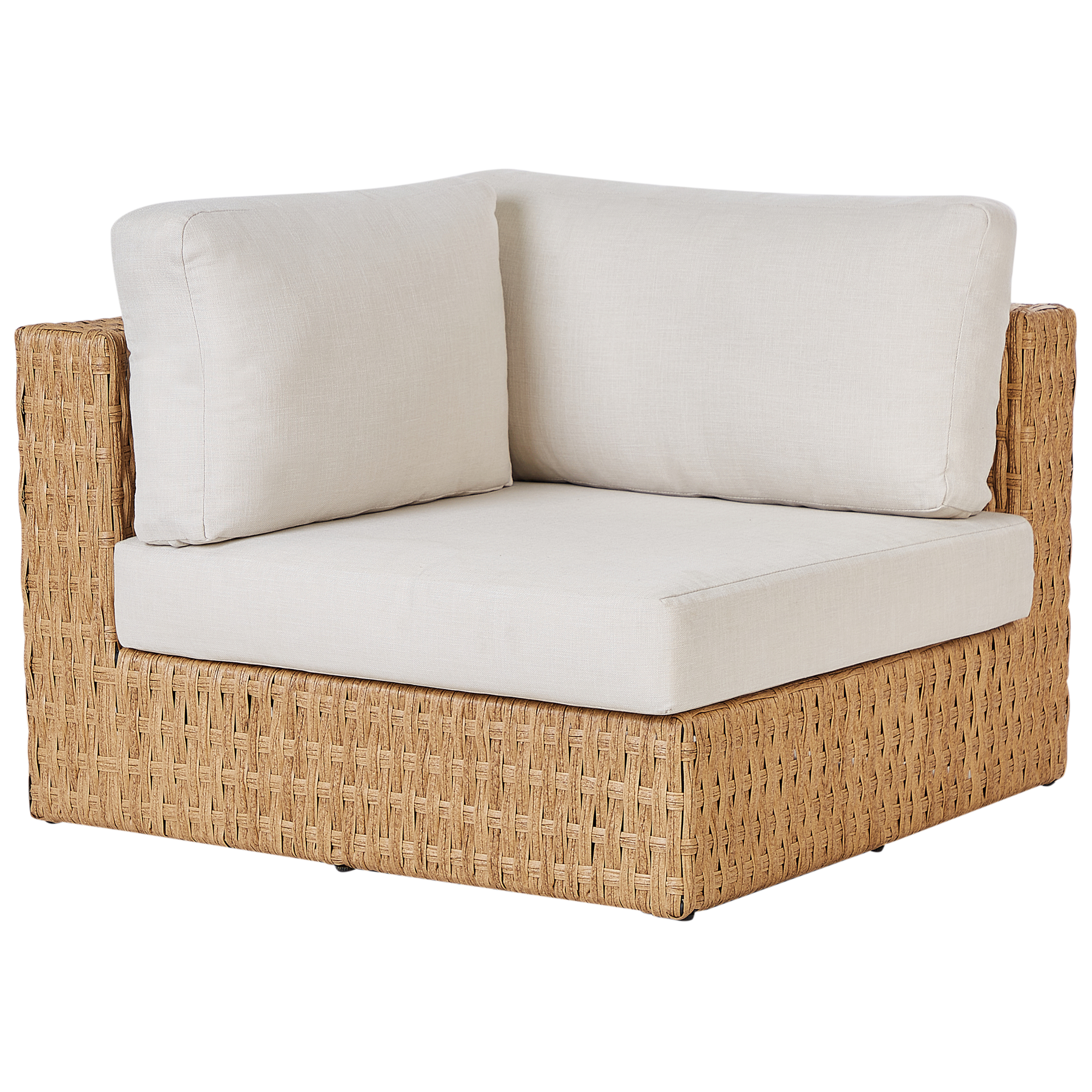 Beliani - Set de jardin Polyrotin Beige OLIVERI Beliani - Imagen 6