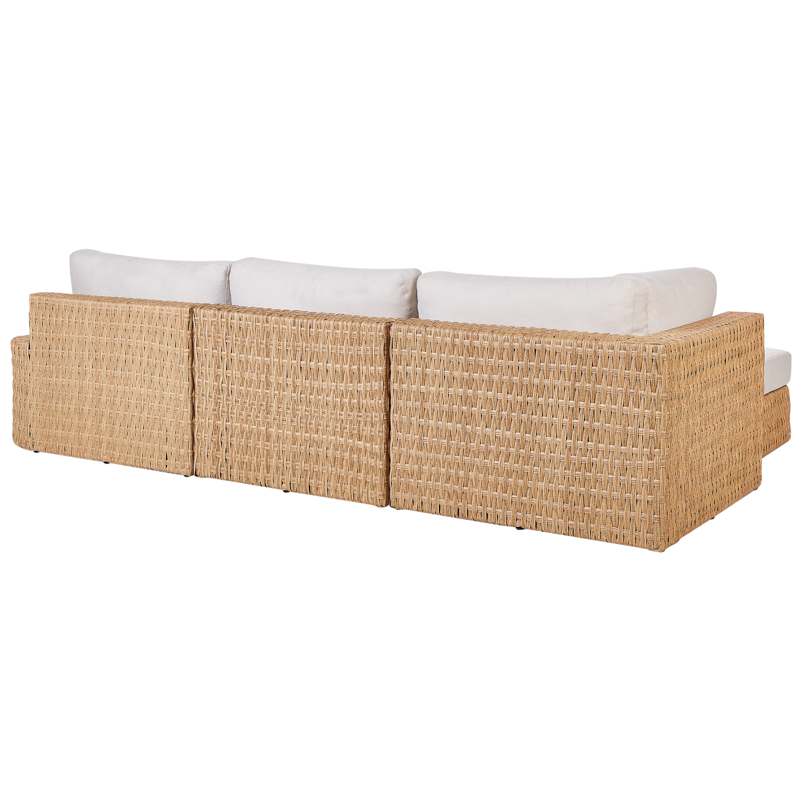 Beliani - Set de jardin Polyrotin Beige OLIVERI Beliani - Imagen 5