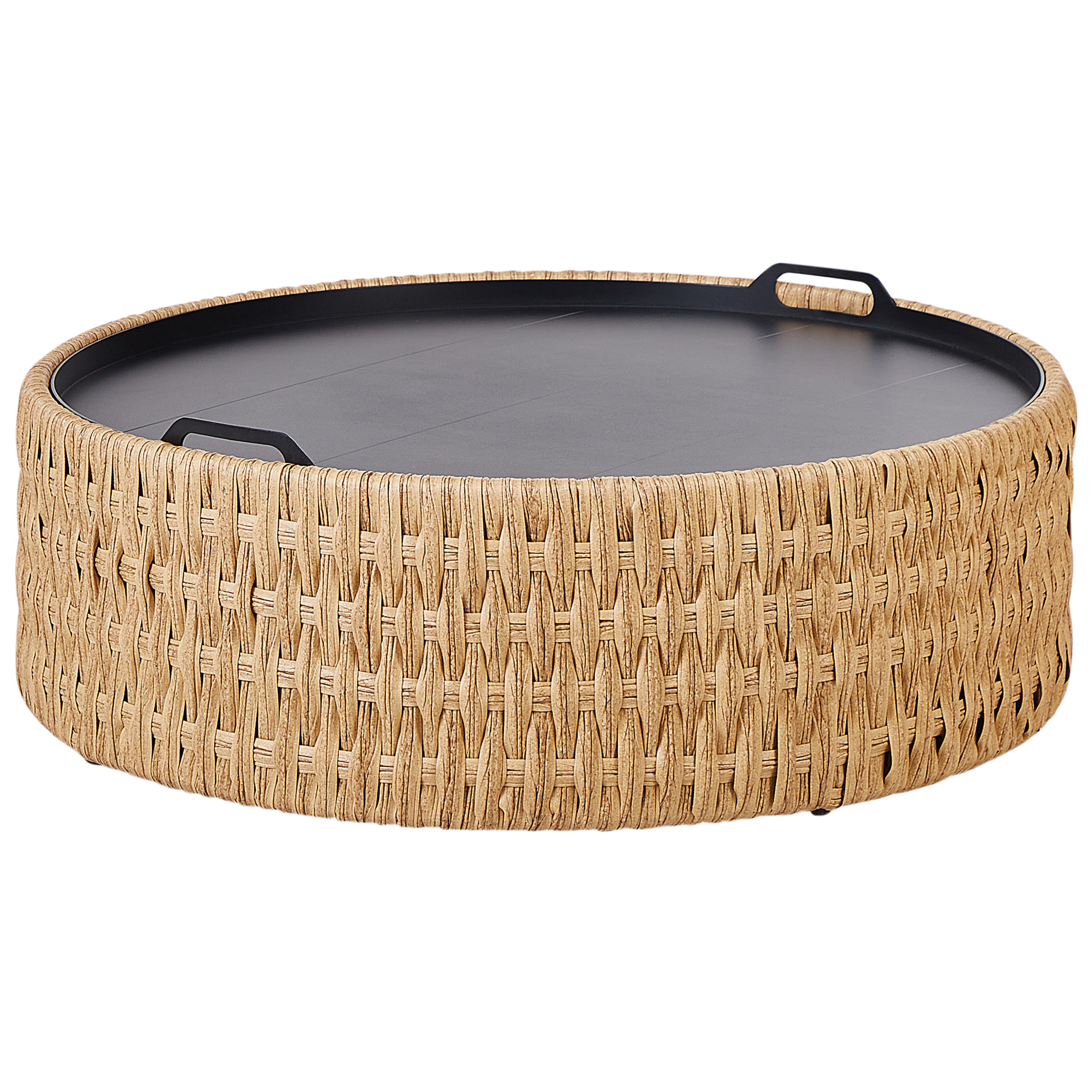 Beliani - Set de jardin Polyrotin Beige OLIVERI Beliani - Imagen 9