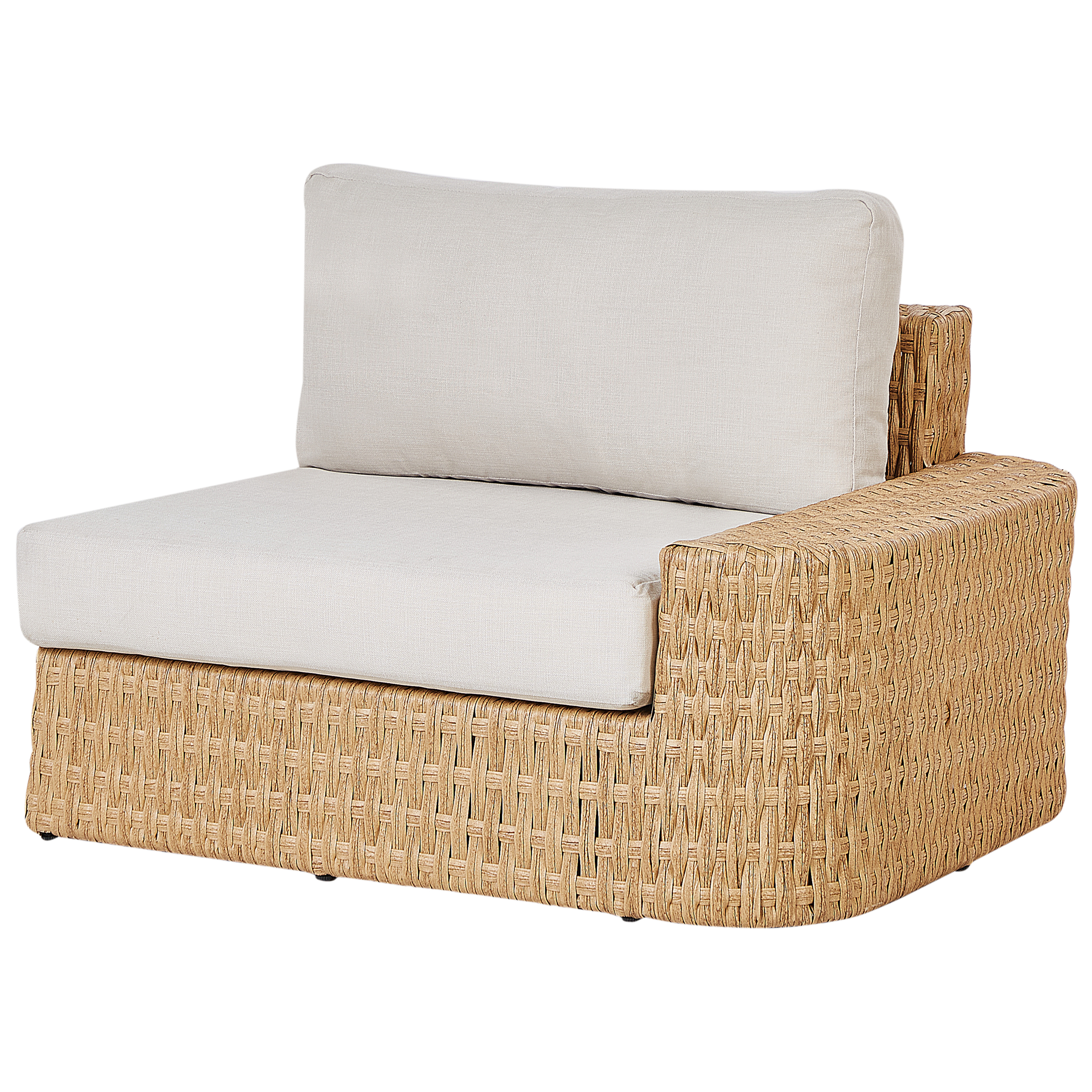 Beliani - Set de jardin Polyrotin Beige OLIVERI Beliani - Imagen 7