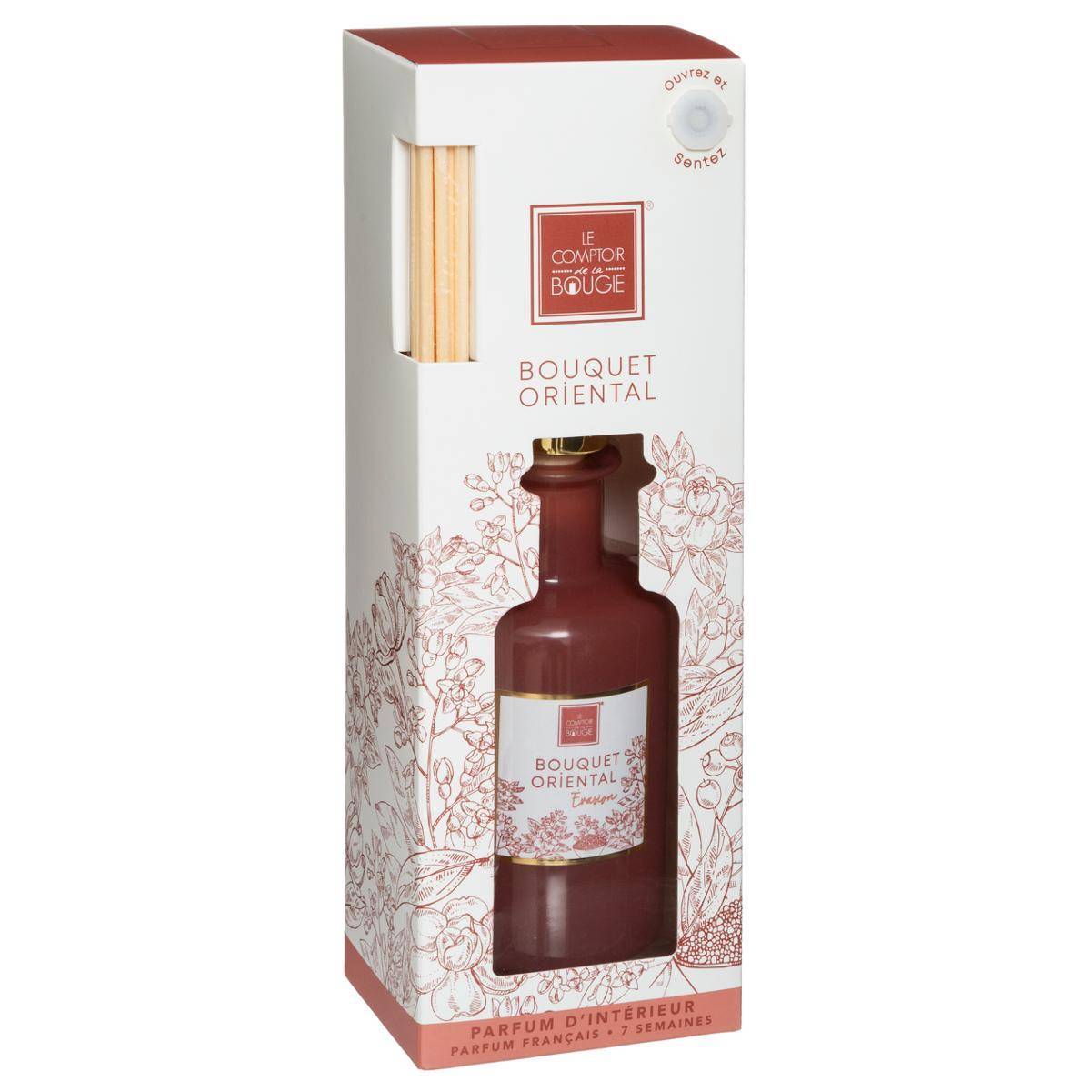 Atmosphera - Diffuseur de parfum Maël 200ml verre bouquet oriental - Atmosphera Créateur d'intérieur - Imagen 3