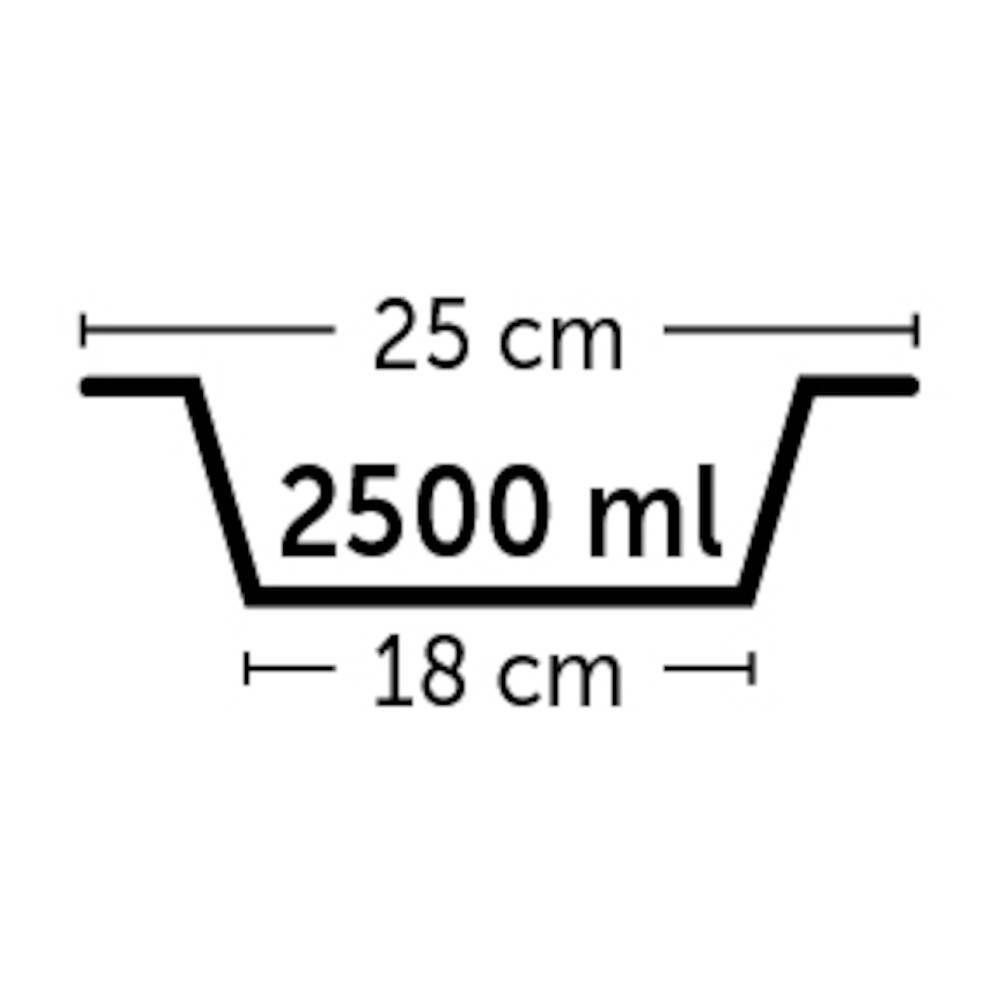 Gamelle en acier inoxydable 2.5 Litre ø 25 cm  pour chien - Imagen 4