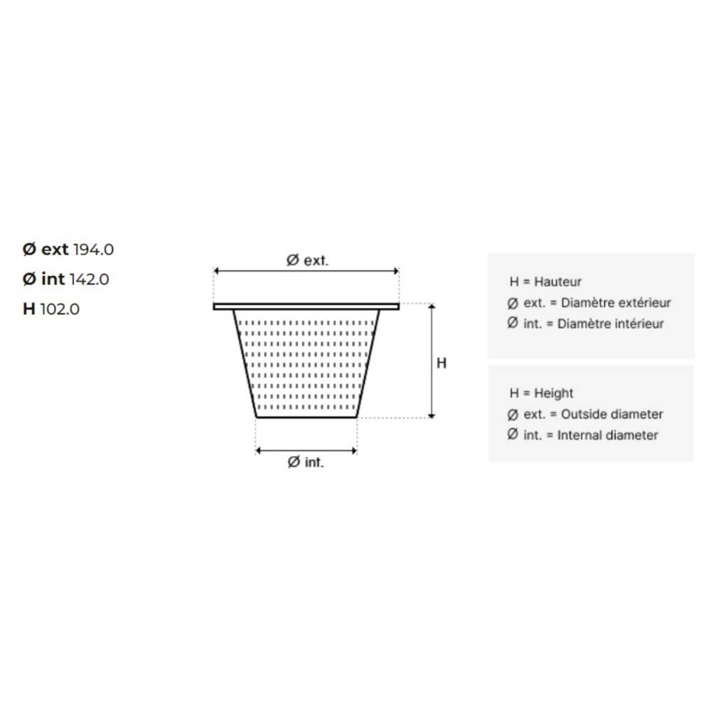 Hayward - Panier de skimmer Powerline avec anse pour piscine - Blanc - PWX24956 - Hayward - Imagen 2