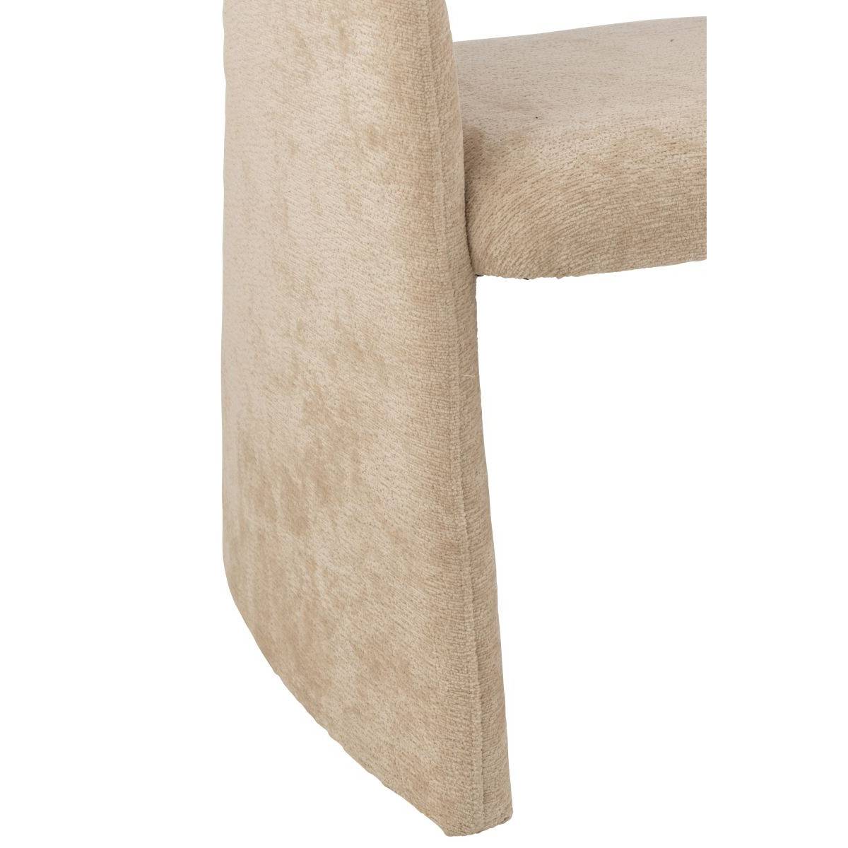 J-Line - Fauteuil Design "Anise" 80cm Beige - Image 5