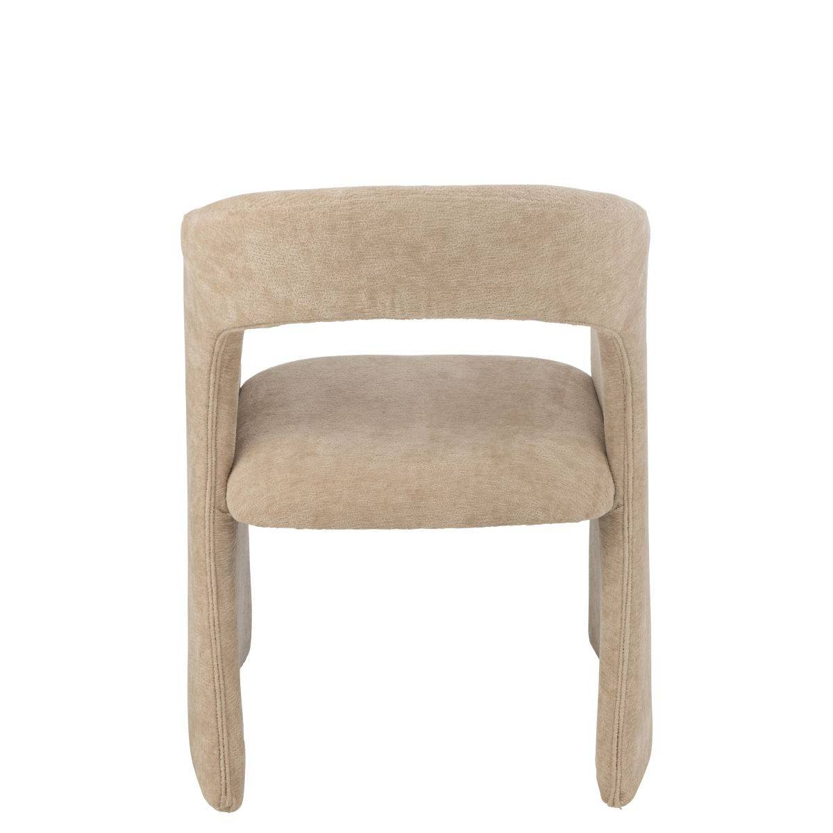 J-Line - Fauteuil Design "Anise" 80cm Beige - Image 4