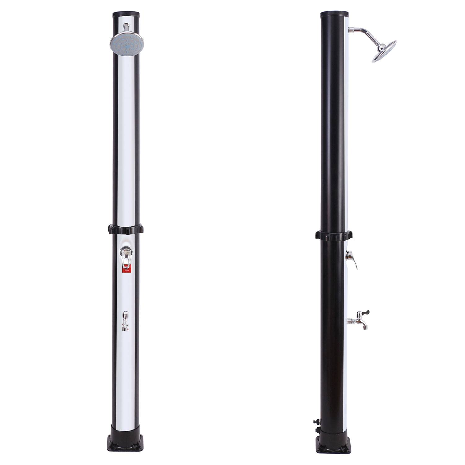 Douche solaire MOOREA noire et argent 18L - HAPPY GARDEN - Imagen 9