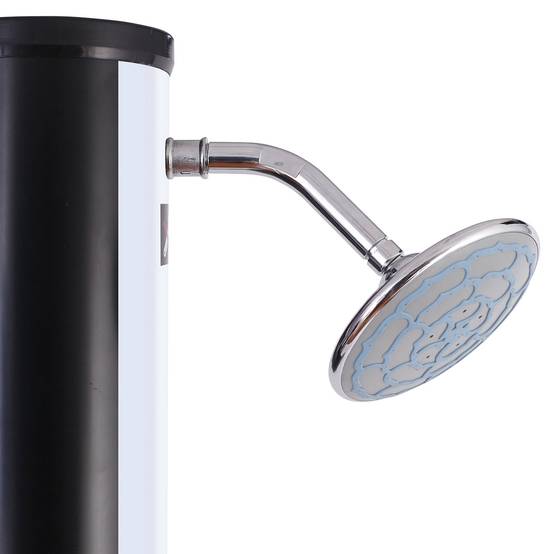 Douche solaire MOOREA noire et argent 18L - HAPPY GARDEN - Imagen 3
