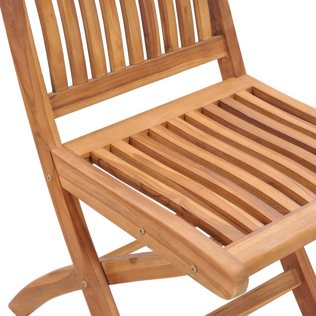 PANGIVO - Lot de 4 chaises de jardin pliables teck rouge bordeaux 46.5 x 58 x 88 cm - PANGIVO - Image 6