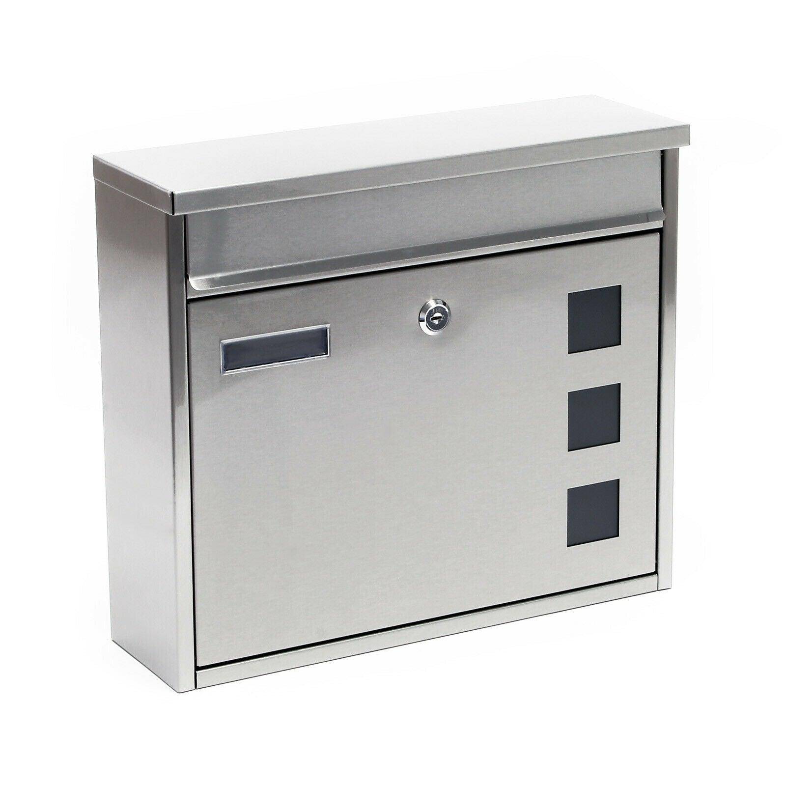 Helloshop26 - Boite aux lettres design boite postale murale acier inoxydable - Imagen 1