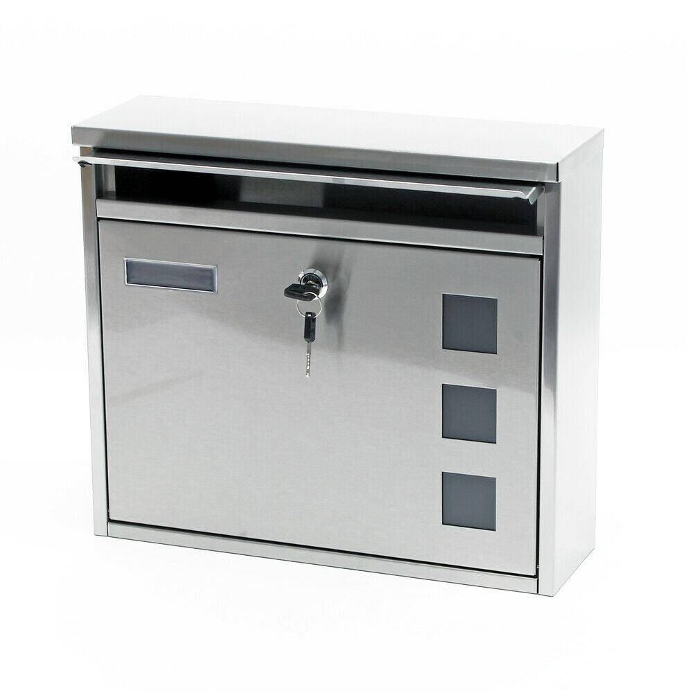 Helloshop26 - Boite aux lettres design boite postale murale acier inoxydable - Imagen 3