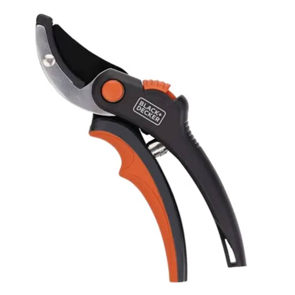 Sécateur Black&Decker® 20cm - Coupe précise et ergonomique - Image 1