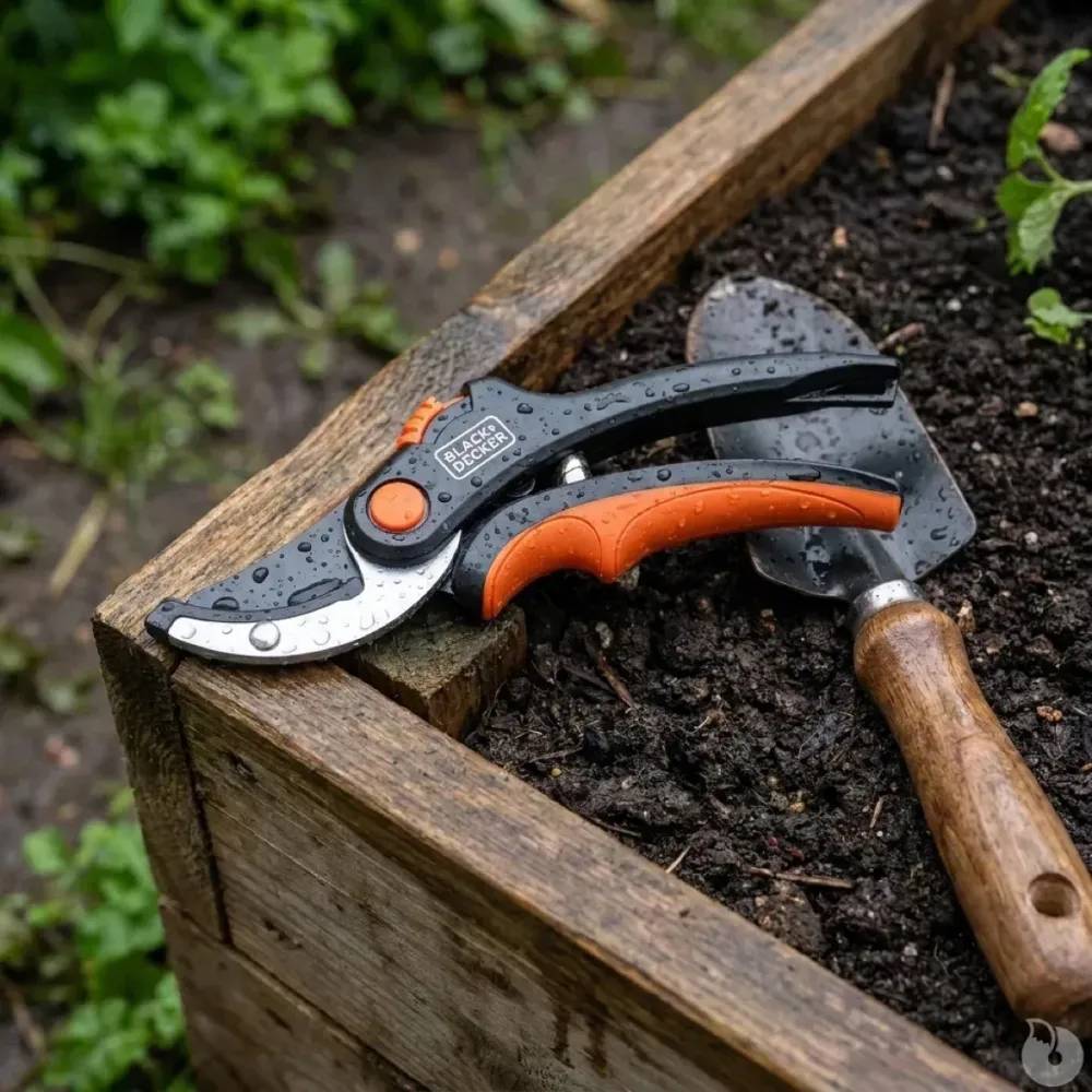 Sécateur Black&Decker® 20cm - Coupe précise et ergonomique - Image 7