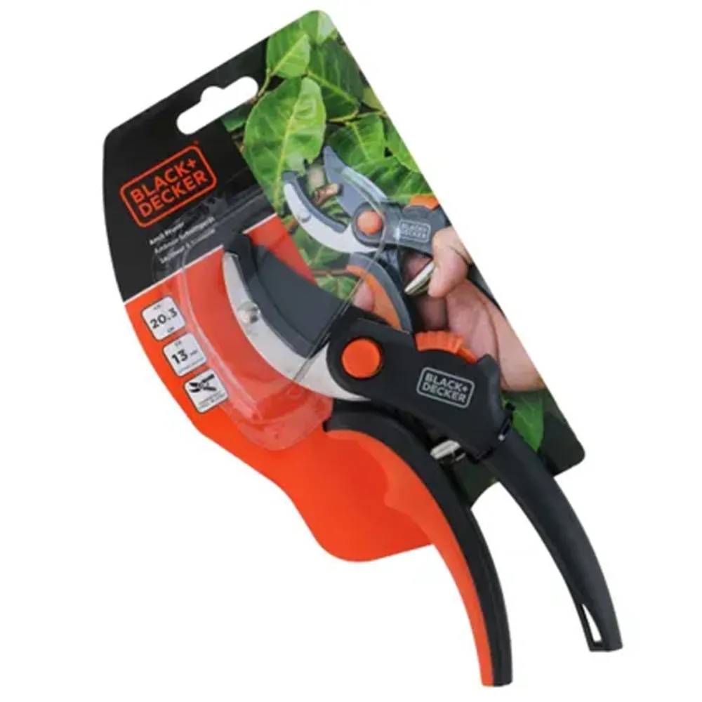 Sécateur Black&Decker® 20cm - Coupe précise et ergonomique - Image 3