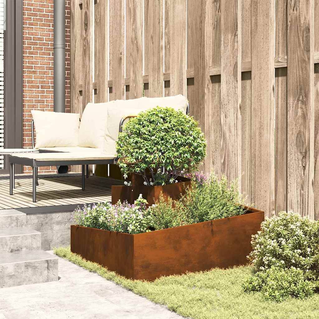 Maison Chic - Cache-pot, Pot De Fleurs Marron 80 x 80 x 50 cm g402 - Image 3