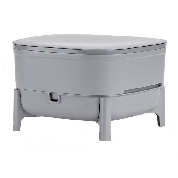 Ferme Du Moutta - WORMcube Gris Design & Compact I Lombricomposteur 2 plateaux - Imagen 3