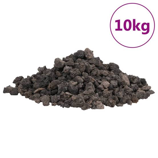 Roches Volcaniques pour Aquarium Jardin Filtration Biologique 10 kg Noir 1-2 cm - ComfortXL Outdoor Living - Image 2