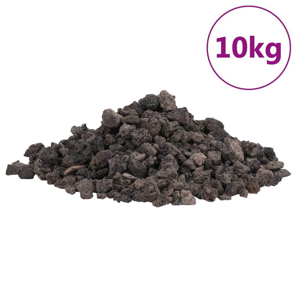 Roches Volcaniques pour Aquarium Jardin Filtration Biologique 10 kg Noir 1-2 cm - ComfortXL Outdoor Living - Image 2