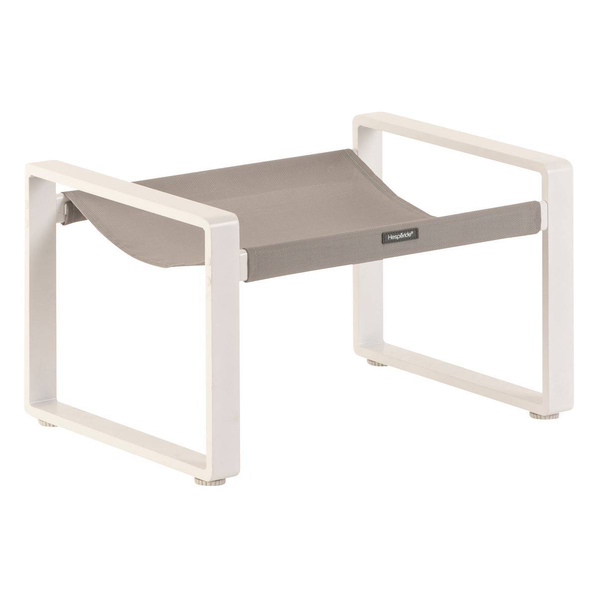 Hesperide - Fauteuil relax de jardin "Lambinio" blanc en aluminium en acier traité en epoxy Hespéride - Image 4