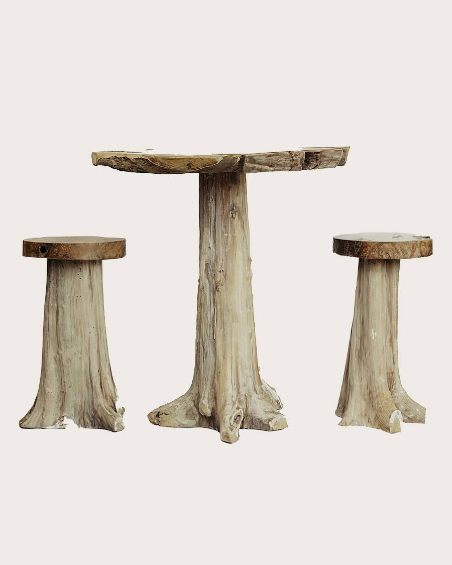 Mia - Tabouret en bois massif - UNIQKA - Imagen 2