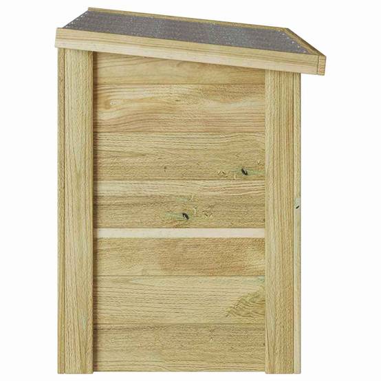Boîte de rangement pinède imprégnée naturel 80 x 44.5 x 57.5 cm - PANGIVO - Image 6