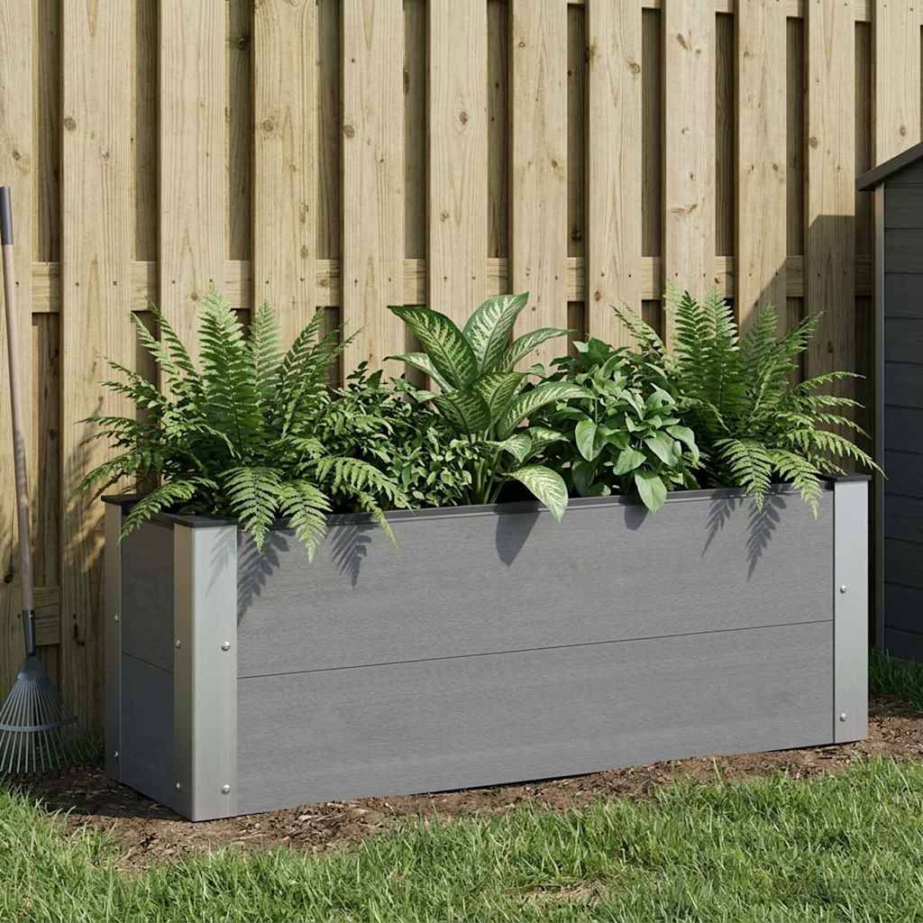 Prolenta Premium - Jardinière aluminium gris 100 x 30 x 36 cm - Prolenta premium p348.8 - Image 2