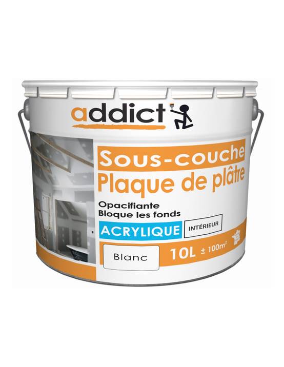 Peinture Sous-couche Acrylique 10 Litres Blanc - Addict - Image 1