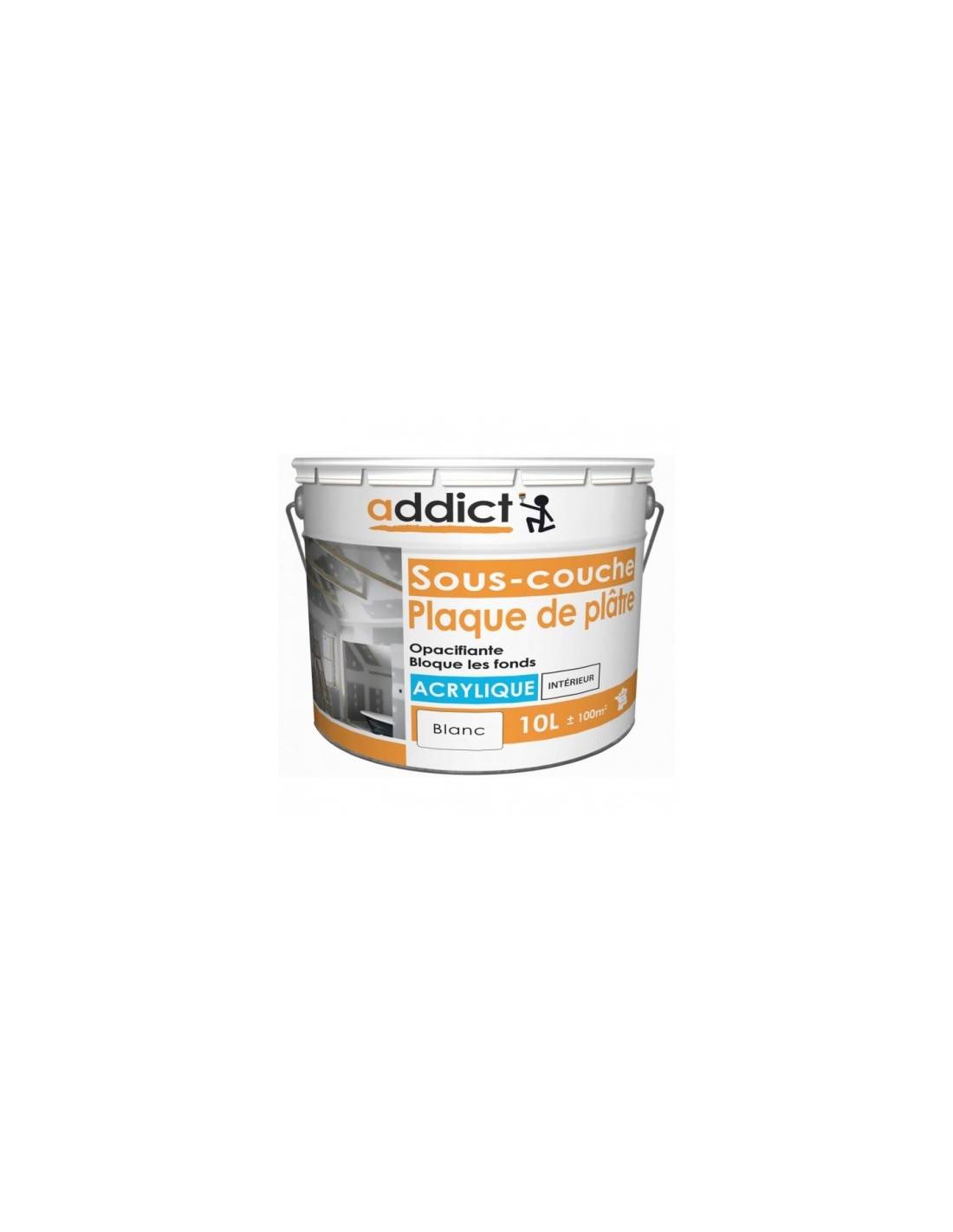 Peinture Sous-couche Acrylique 10 Litres Blanc - Addict - Image 2