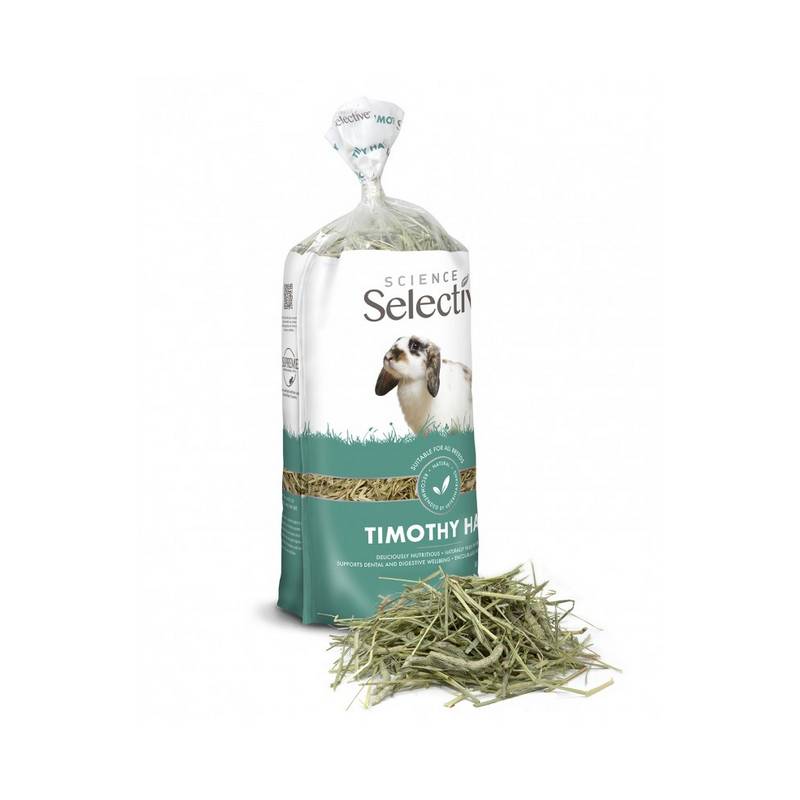 Foin de Timothy pour rongeurs et lapin 1.5Kg, Selective