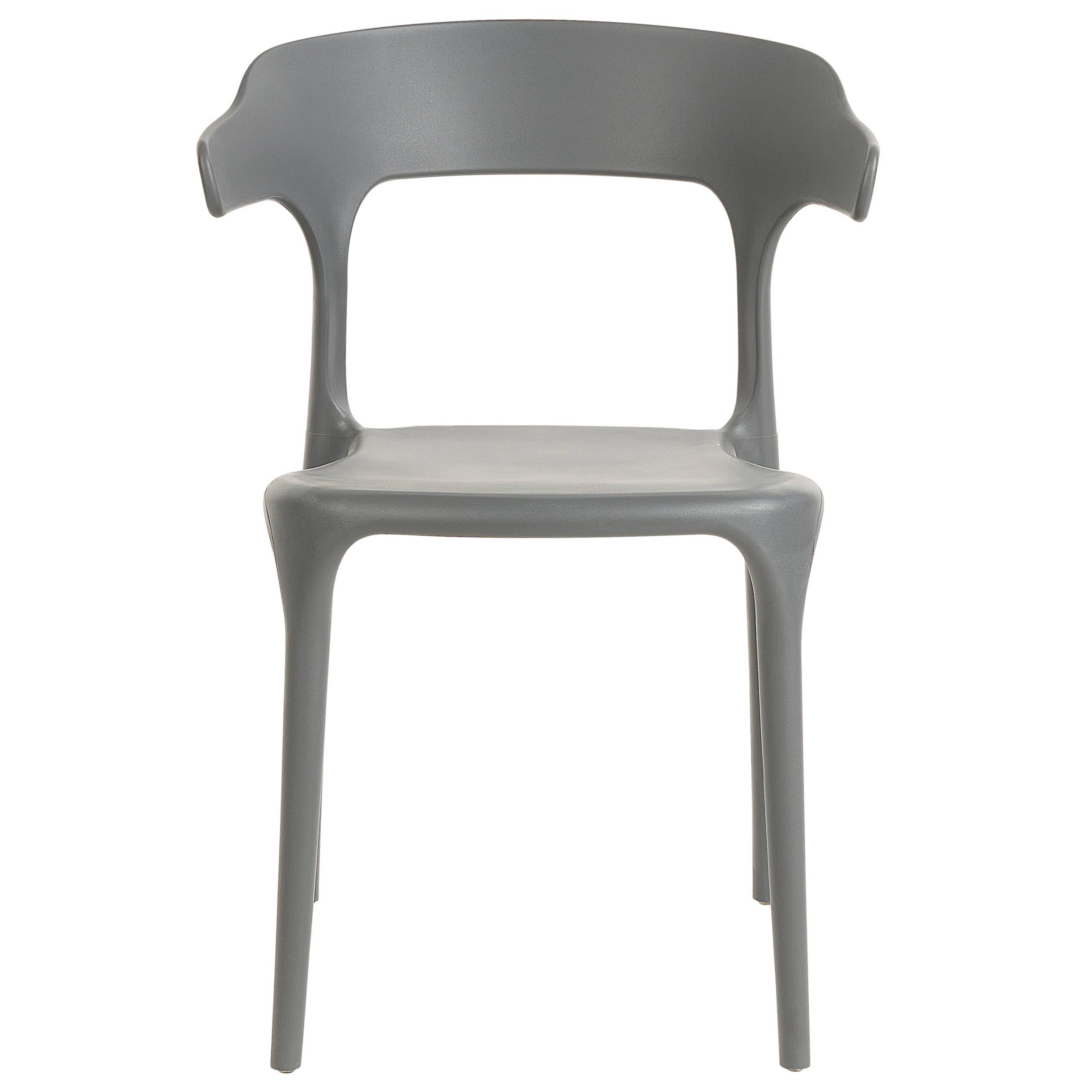 Beliani - Chaise de jardin Polypropylène Gris GUBBIO - Beliani - Imagen 5