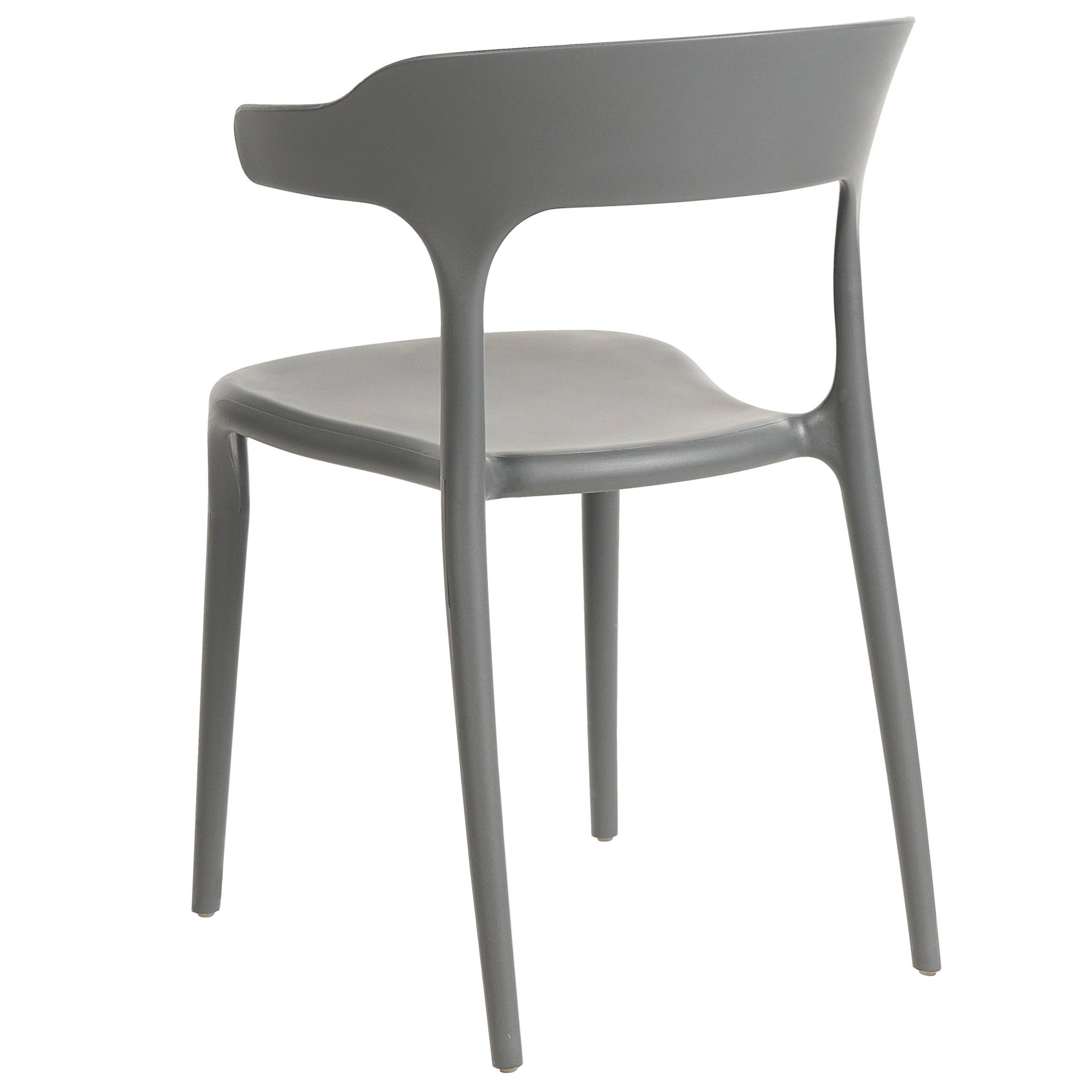 Beliani - Chaise de jardin Polypropylène Gris GUBBIO - Beliani - Imagen 7