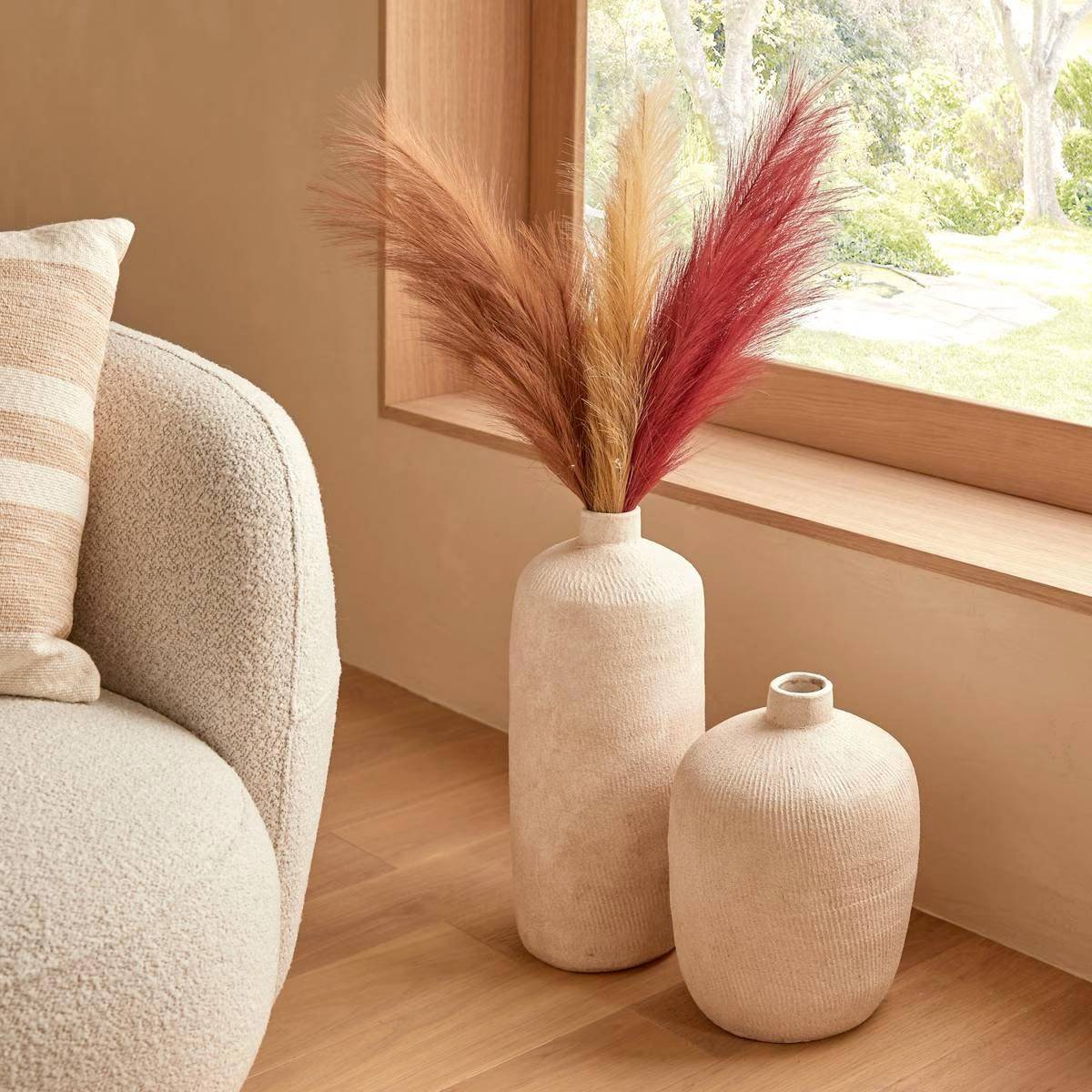 Pampa Artificielle "Adna" 90cm Beige - Image 3