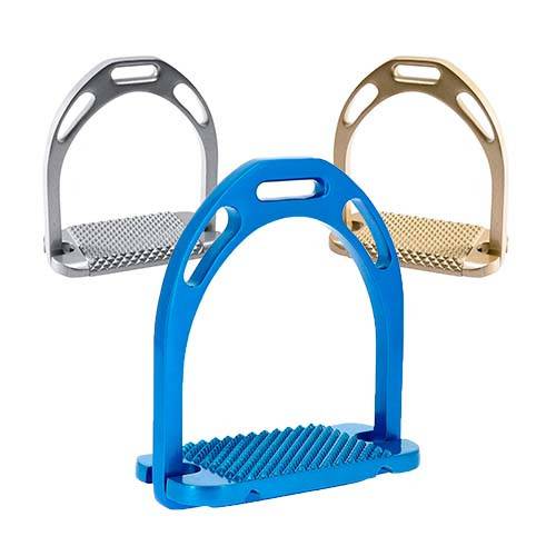 Étriers FEELING "Large Pro" aluminium - ETRIERS - Bleu - Imagen 2