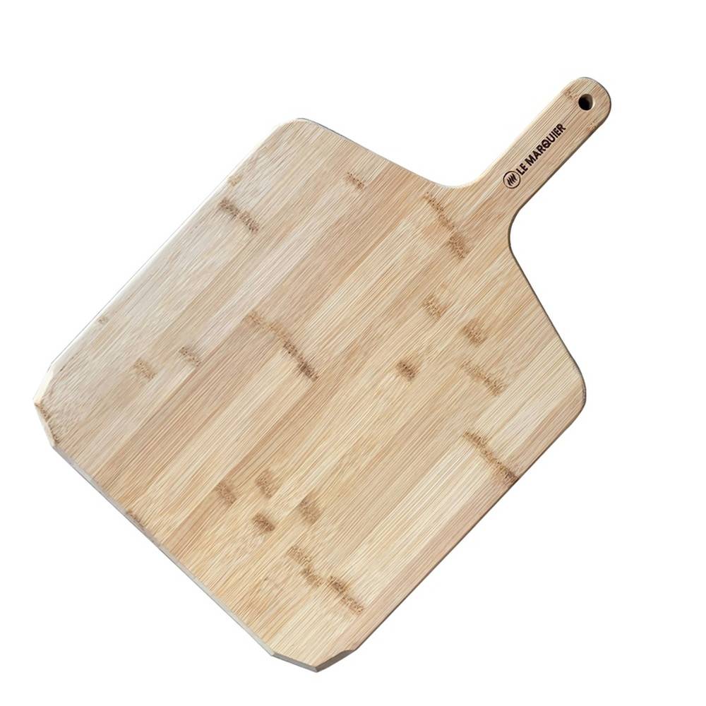 Le Marquier - Planche à découper pour pizza en bambou - L.48 x P.30,5 x H.1,5 cm Le Marquier