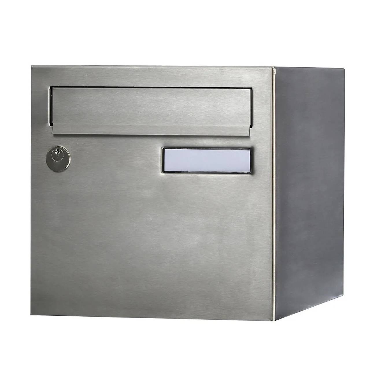 Boîte aux lettres normalisée 1 porte extérieur - Rivage - inox - Image 1