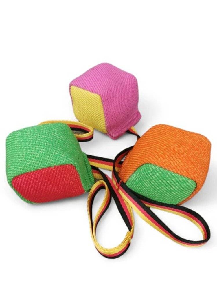 France Croquettes - Boudin de jeux et de dressage rouge 3 poignees pour chien, FranceCroquettes - Imagen 1