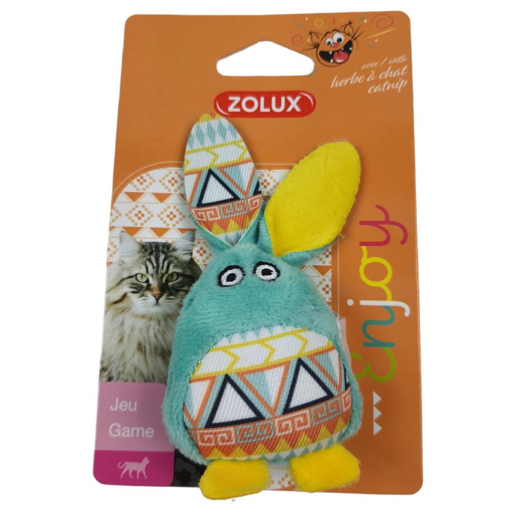 Zolux - zolux - Lapin vert Kali . 11 x 5 x 3 cm. avec catnip. Jouet chat - Imagen 3
