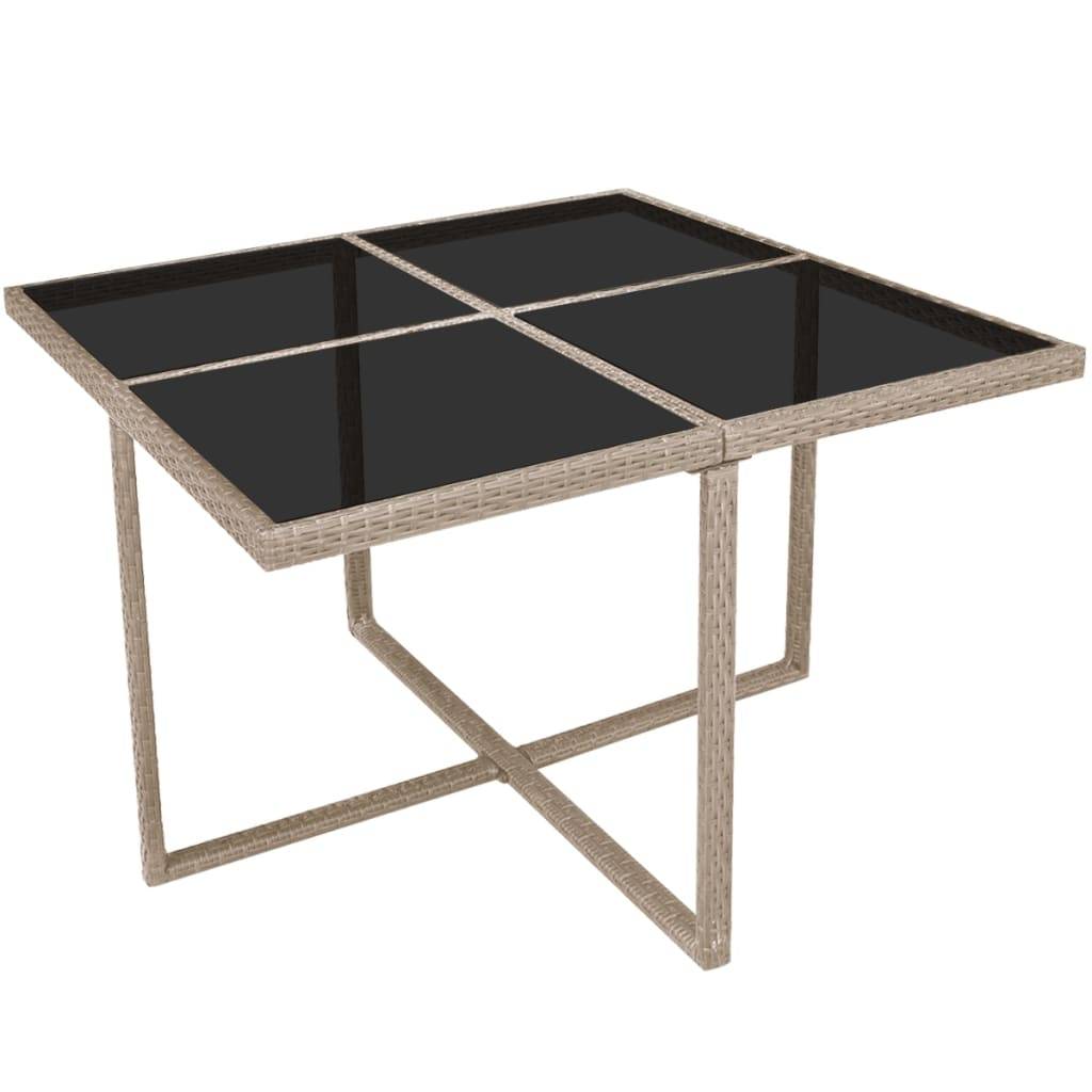 Vidaxl - Ensemble à manger d'extérieur et coussins 9 pcs résine tressée vidaXL 42556 - Imagen 6