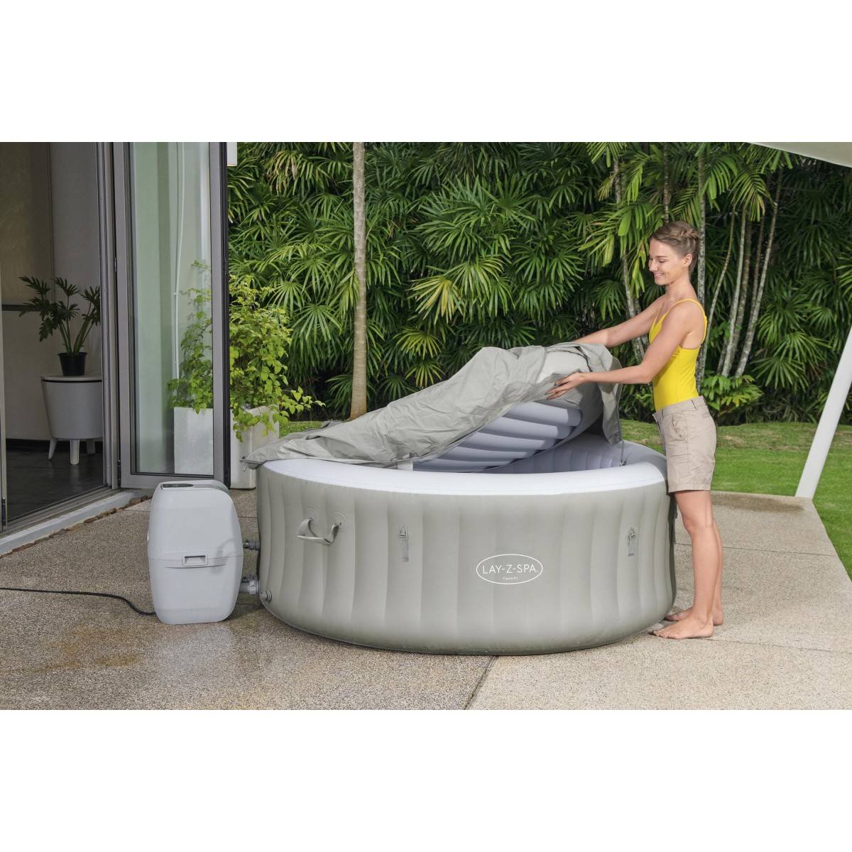 Bestway - Spa gonflable TAHITI Airjet 4 places Ø 180 x H 66 cm Système de massage à bulles AirJet 120 jets BESTWAY - Imagen 3