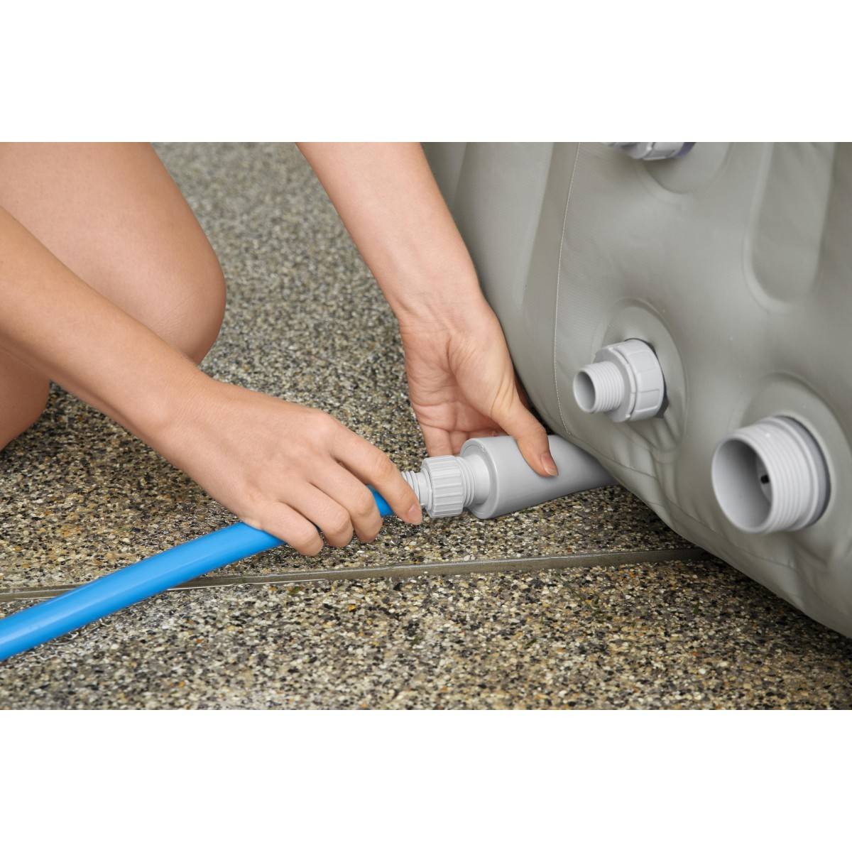 Bestway - Spa gonflable TAHITI Airjet 4 places Ø 180 x H 66 cm Système de massage à bulles AirJet 120 jets BESTWAY - Imagen 9