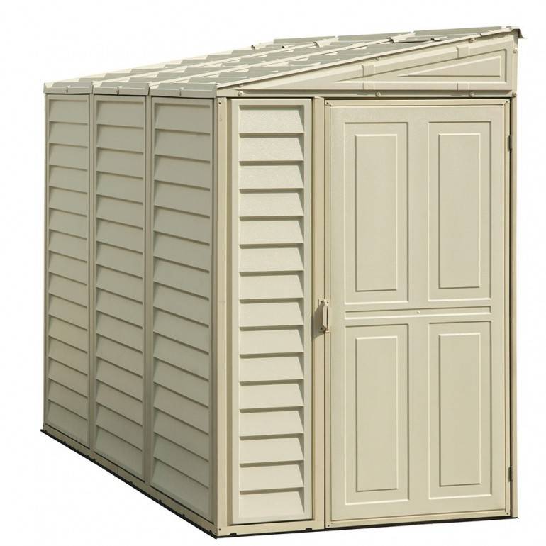Duramax - Ezooza Abri de Jardin en PVC SideMate 4'x8' Classique 122 x 241 x 188 cm - Image 1