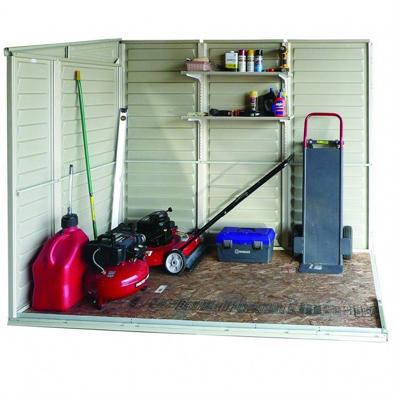 Duramax - Ezooza Abri de Jardin en PVC SideMate 4'x8' Classique 122 x 241 x 188 cm - Image 4