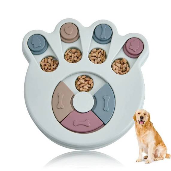 Bol Ludique "Patte Bleue" - Distributeur de Friandises-Living123 - Image 1