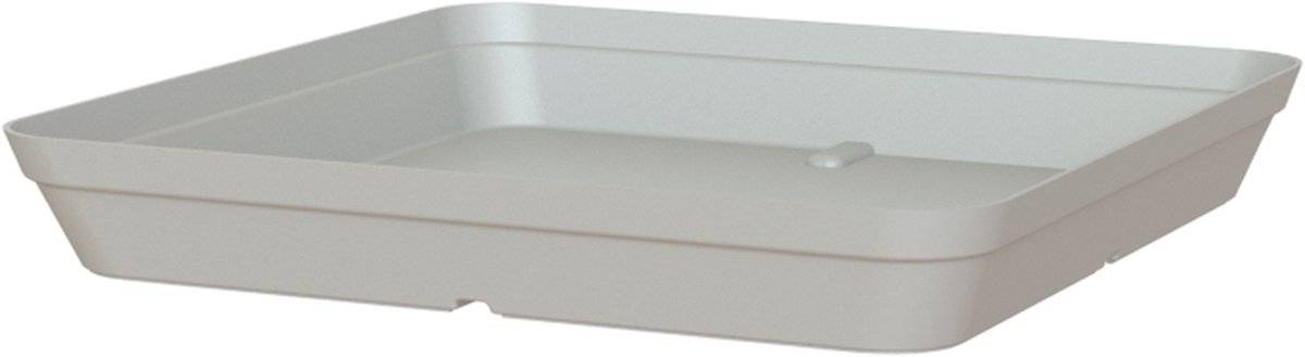 Artevasi - Soucoupe carrée Capri plastique gris clair 45x45 cm - ARTEVASI